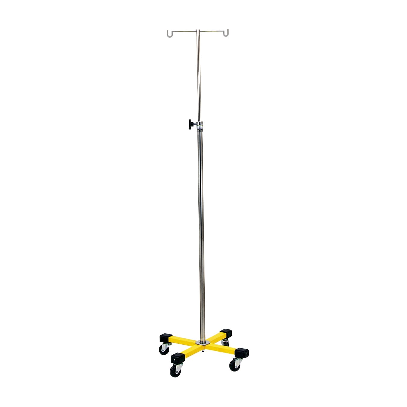 マツヨシ カラーガートル台(4脚)黄 4脚 クッション付 IVスタンド 01-4820-01 MATSUYOSHI MY-165YN-B(クッションツキ)