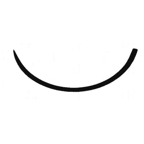 エルプ婦人科用角針(バネ穴) No.3 25-3420-03 秋山製作所 NO.3(10イリ)