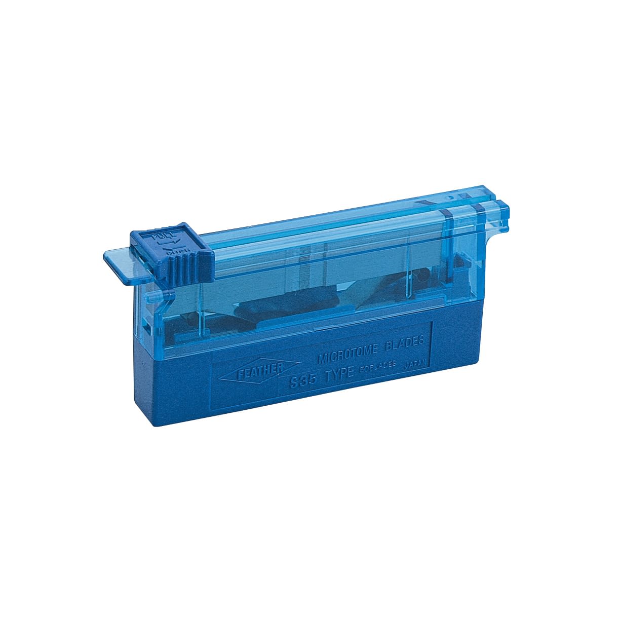 ミクロトーム替刃 パラフィン切片薄切用(通常切片) 10-2465-06 フェザー安全剃刀 S35(50マイイリ)