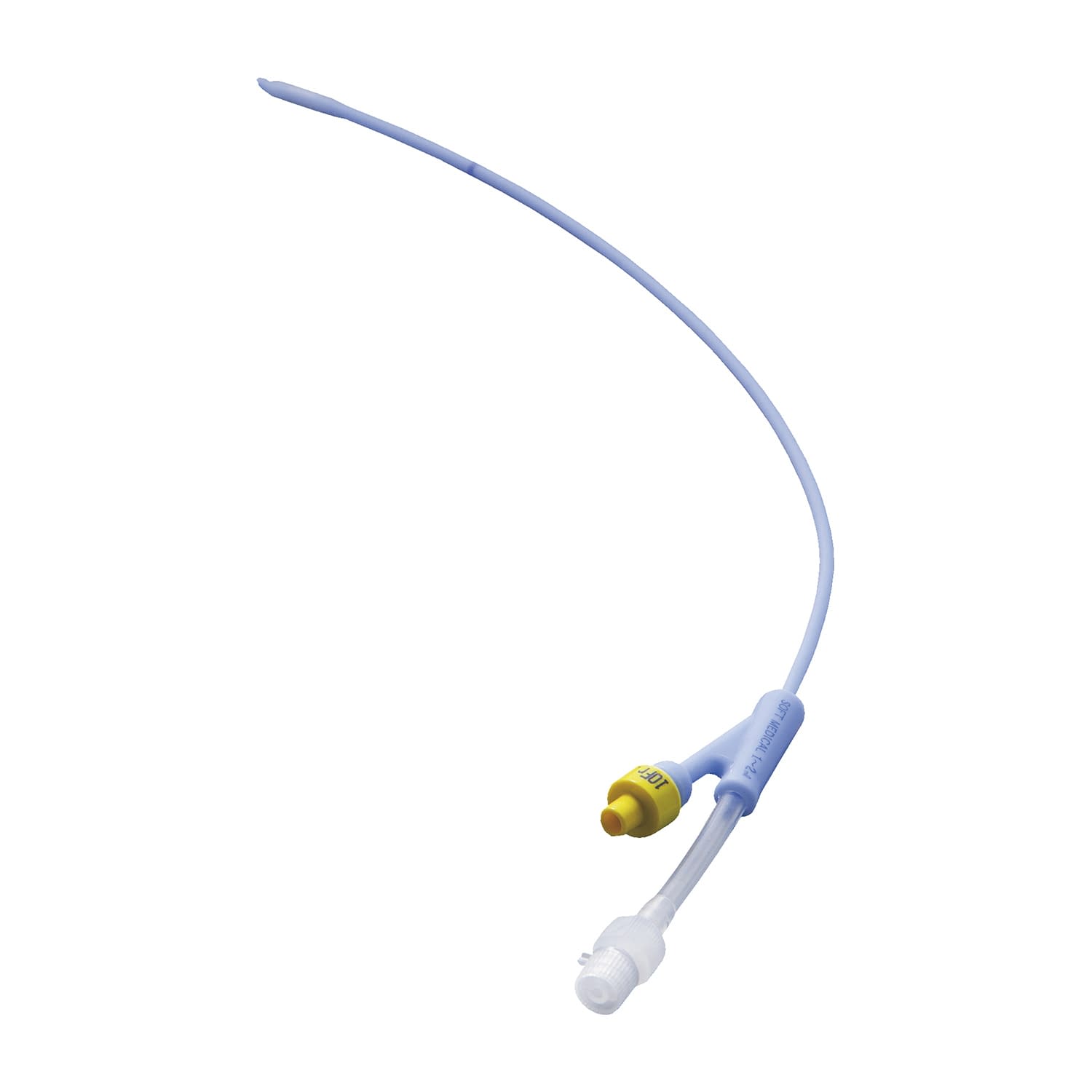ソフト卵管造影通気通水カテーテル 10Fr(黄) カテーテル(産婦人科用) 20-2701-00 ソフトメディカル SM-1300(10FR)5ホンイリ