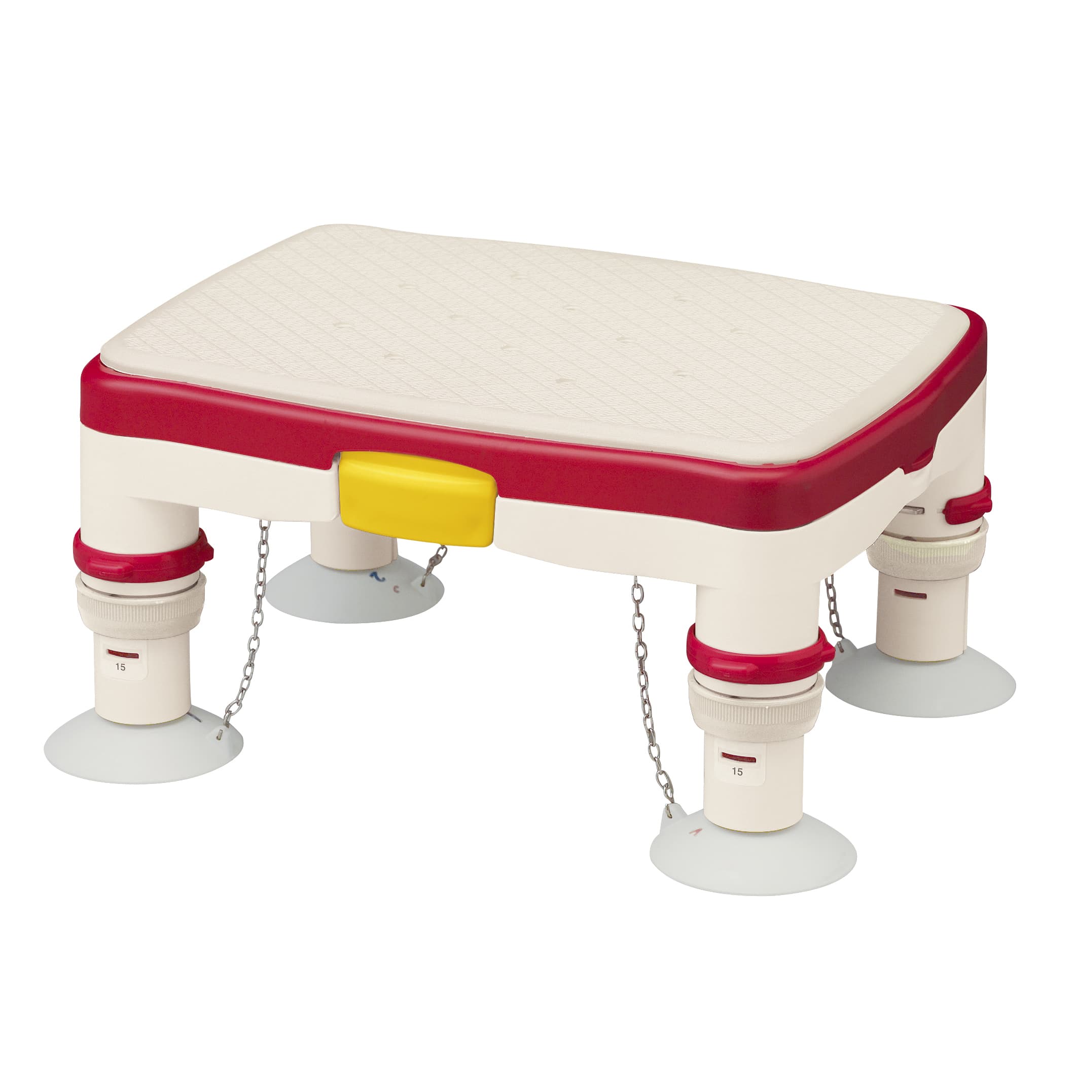 高さ調節付浴槽台R(標準) 23-2497-00 アロン化成 536-480(レッド)