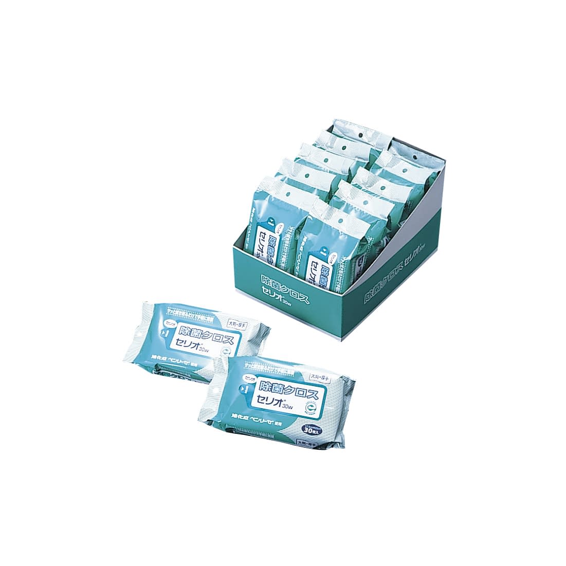 セリオ除菌クロス 07-3723-00 小津産業 175X250(30マイイリ)