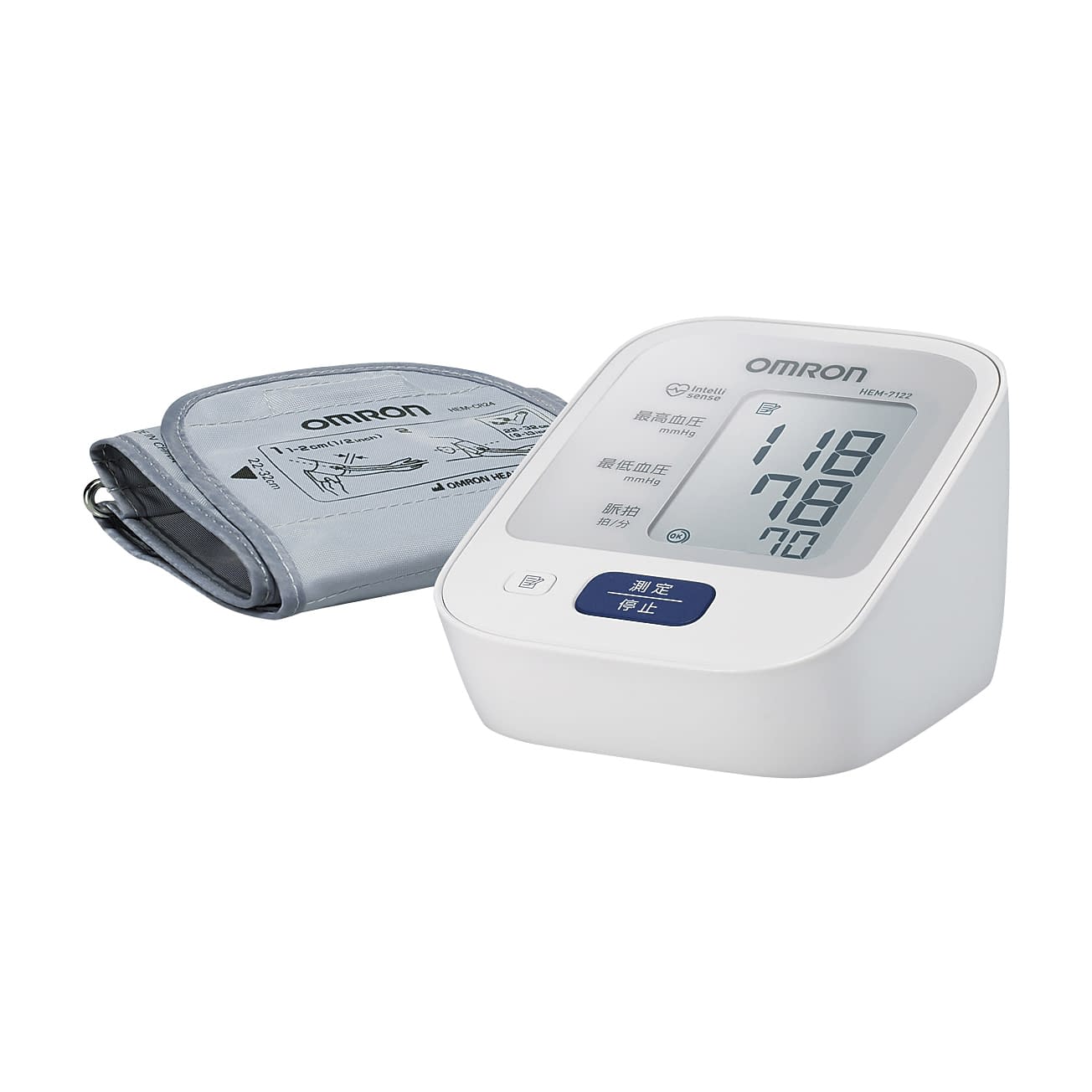 デジタル血圧計(上腕式) HEM-7122 24-4164-00 オムロンヘルスケア HEM