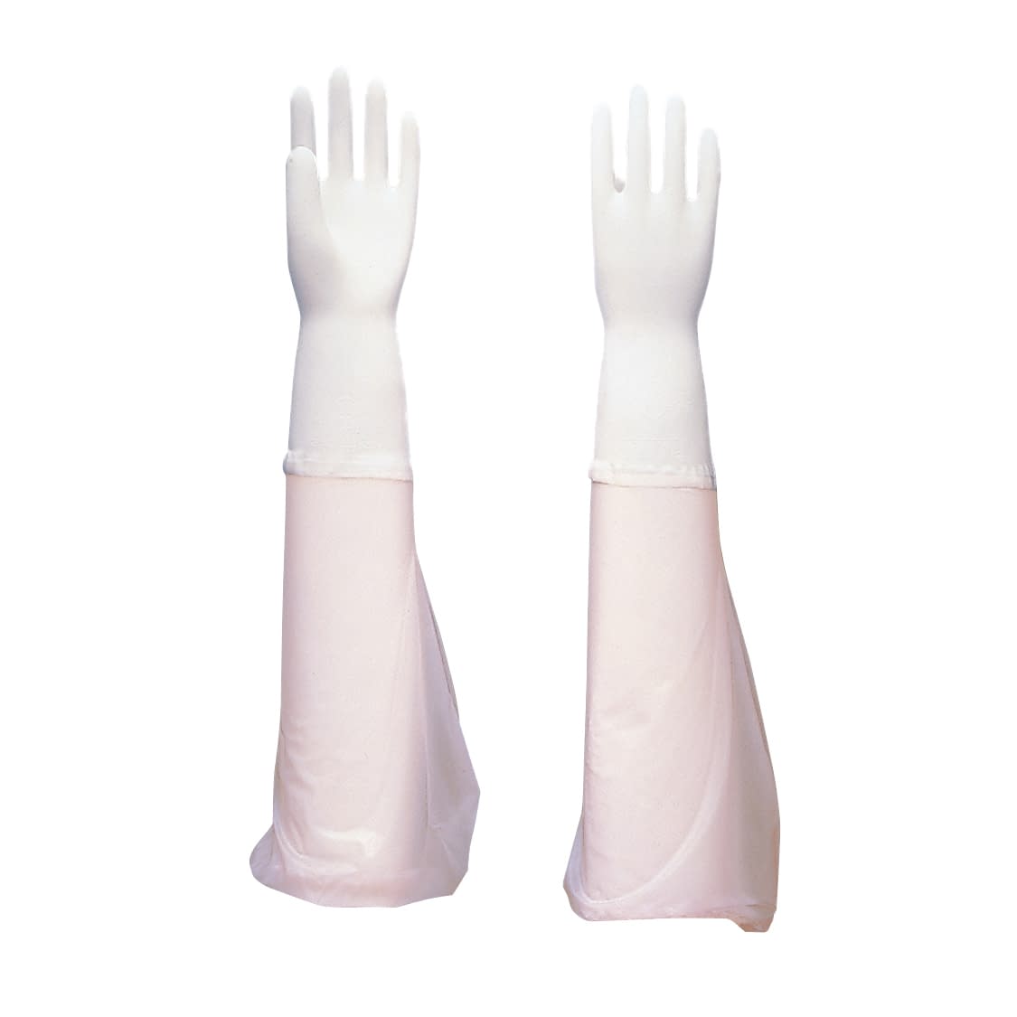 腕カバー付薄手 10-3180-01 ショーワグローブ NO.240(ホワイト)L