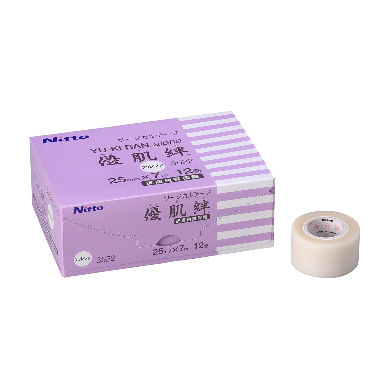 優肌絆アルファ 24-6792-01 ニトムズ 3522(25MMX7M)12カンイリ