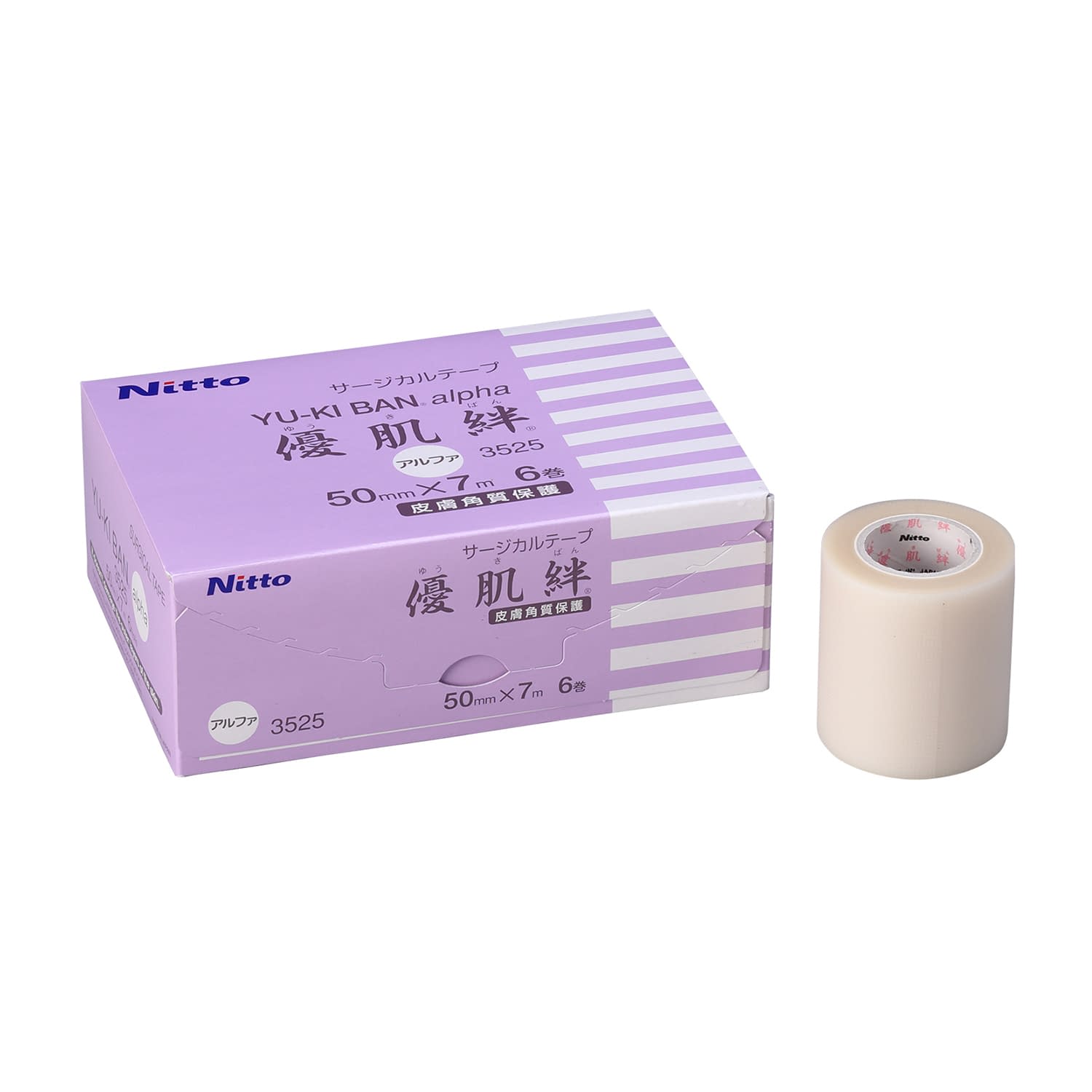 優肌絆アルファ 24-6792-02 ニトムズ 3525(50MMX7M)6カンイリ