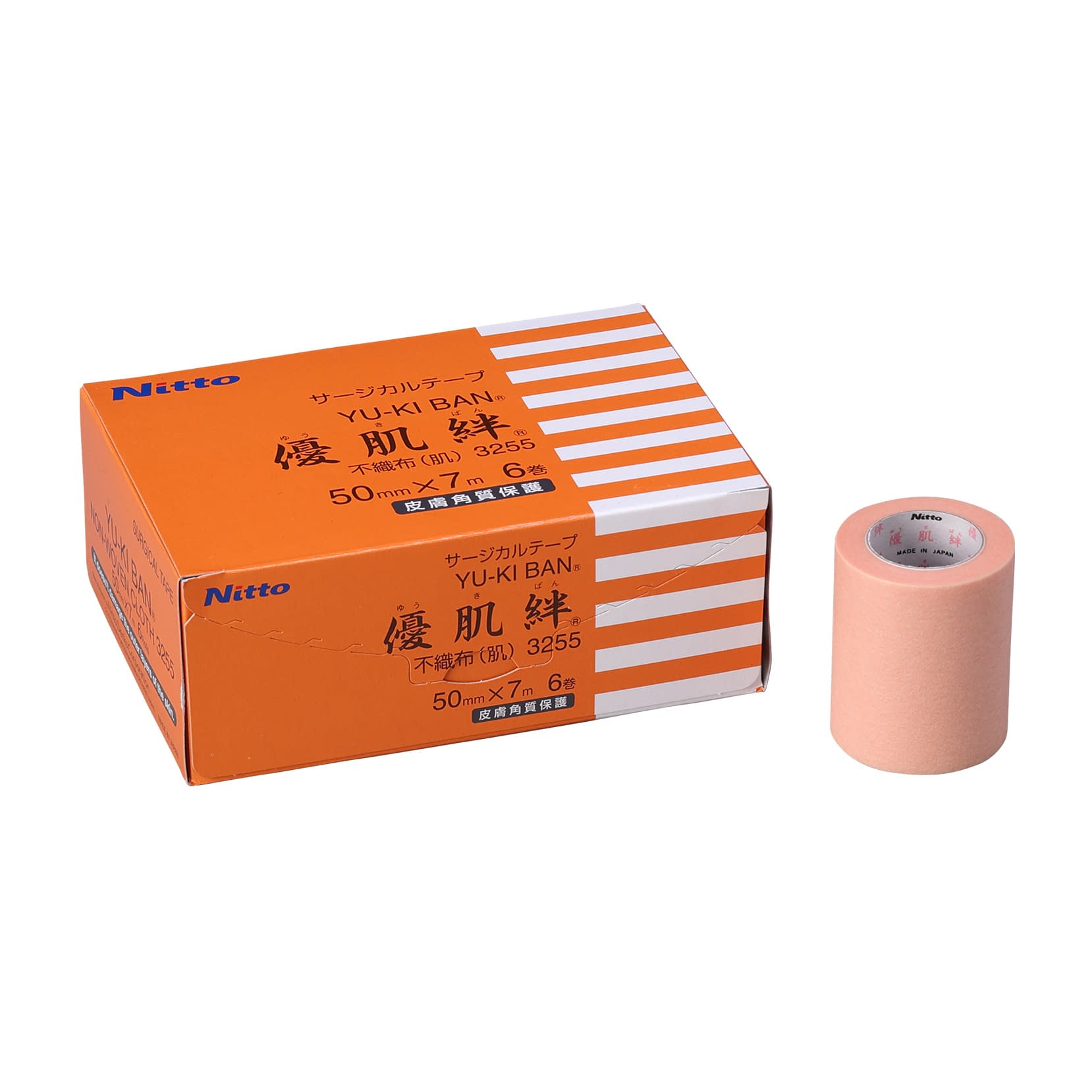 優肌絆 不織布(肌) 24-6789-02 ニトムズ 3255(50MMX7M)6カンイリ