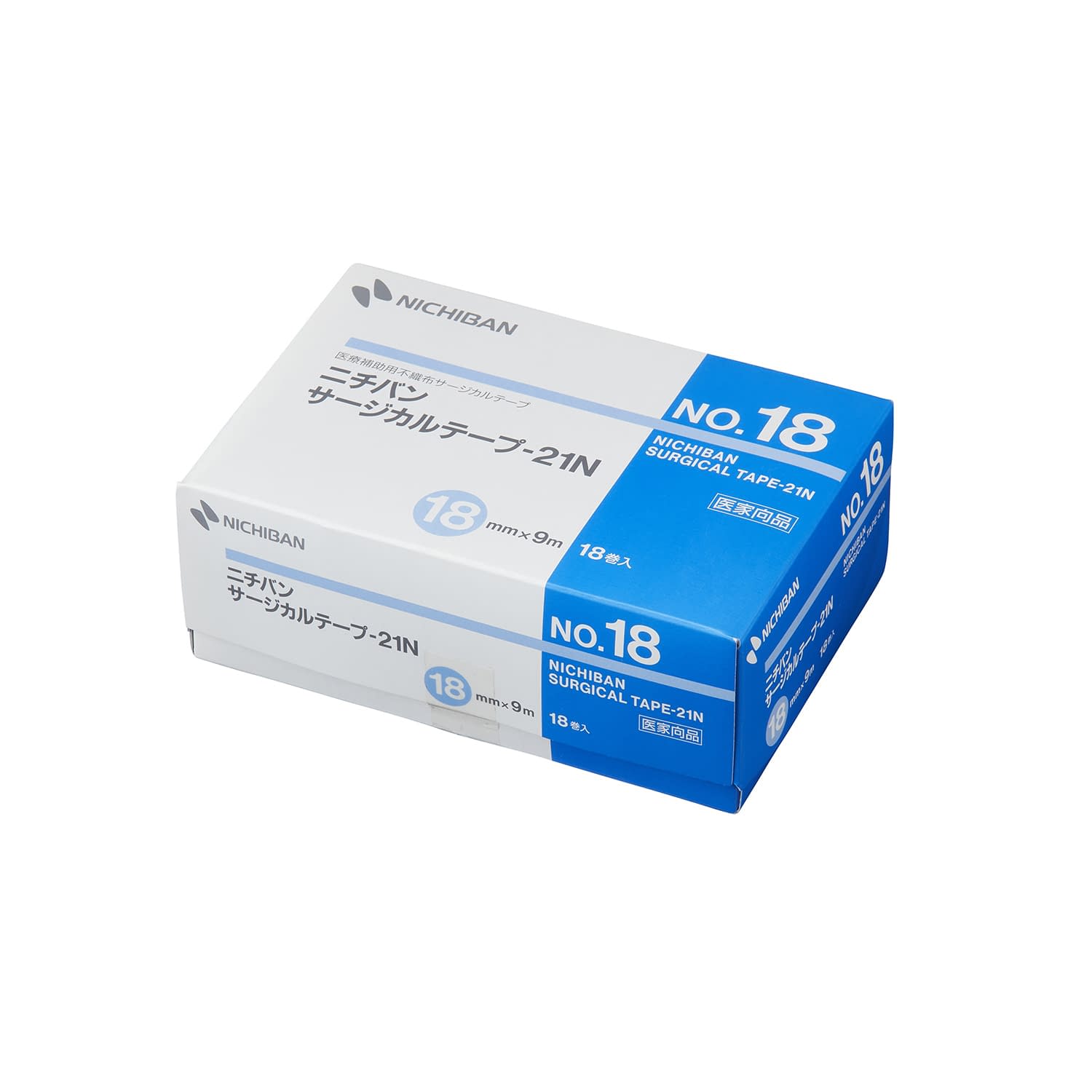サージカルテープ21N No.18 07-3360-04 ニチバン STN18(18X9M)18カン