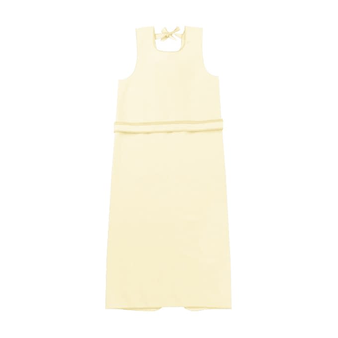 入浴介助エプロン(ひもタイプ) L 06-2566-0108 クリーム 日本エンゼル 6013(L)1400MM