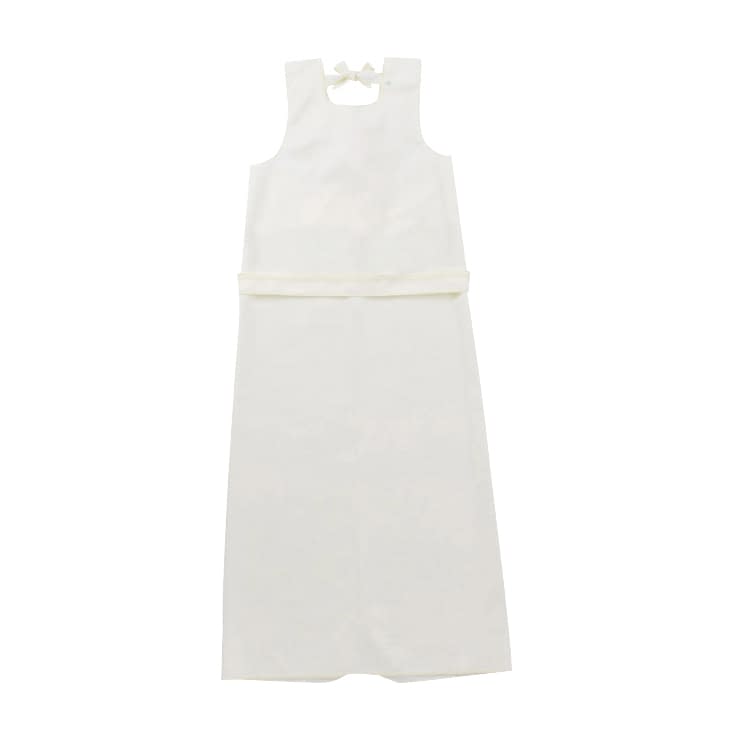 入浴介助エプロン(ひもタイプ) LL 06-2566-0205 ホワイト 日本エンゼル 6013(LL)1530MM