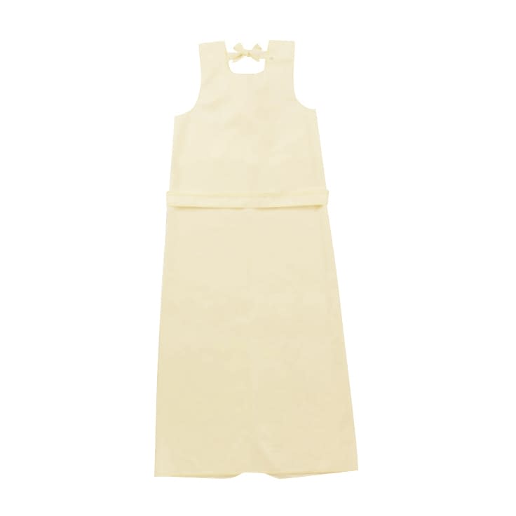 入浴介助エプロン(ひもタイプ) LL 06-2566-0208 クリーム 日本エンゼル 6013(LL)1530MM