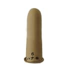 ハナキ タフブラウン指サック(細短) 細短 07-2560-11 ハナキ商事 N-6(チャ)20ポンイリ