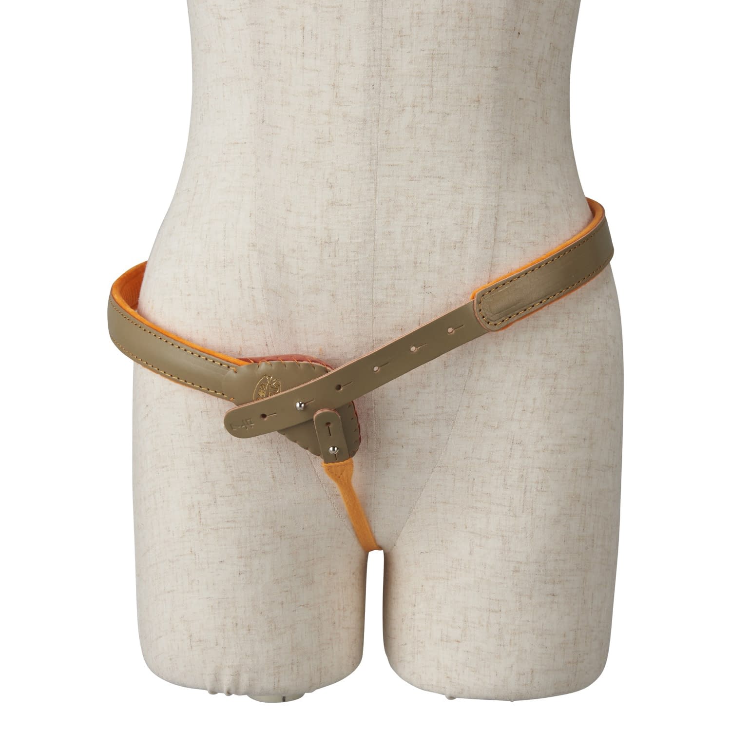 スチール脱腸帯(7号)右用 7号 06-3491-06 スチール脱腸帯 76-88CM