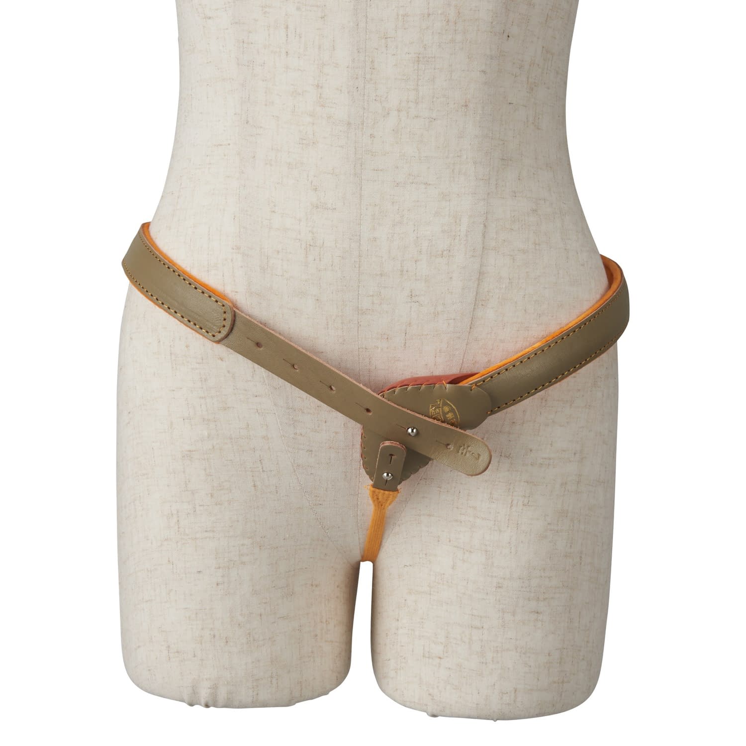 スチール脱腸帯(7号)左用 7号 06-3492-06 スチール脱腸帯 76-88CM