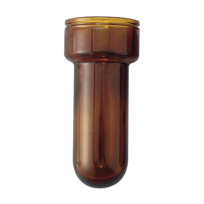 ガラスシカン瓶のみ(茶) 02-3990-04 小泉硝子製作所