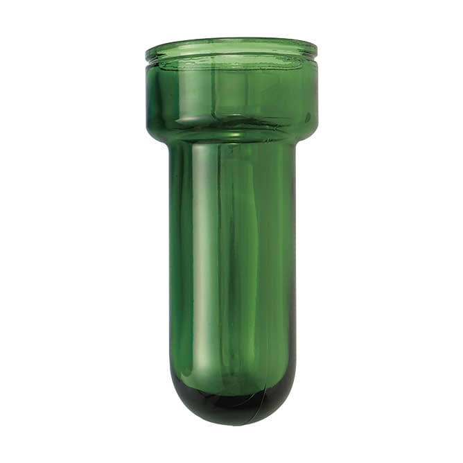 (02-3990-06)ガラスシカン瓶のみ（緑）  ｶﾞﾗｽｼｶﾝﾋﾞﾝﾉﾐ(ﾐﾄﾞﾘ)【1個単位】【2019年カタログ商品】