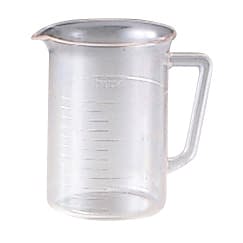 ビーカー(スチロール樹脂製) 08-2555-04 東京硝子器械 416-01-13-60(2000CC)