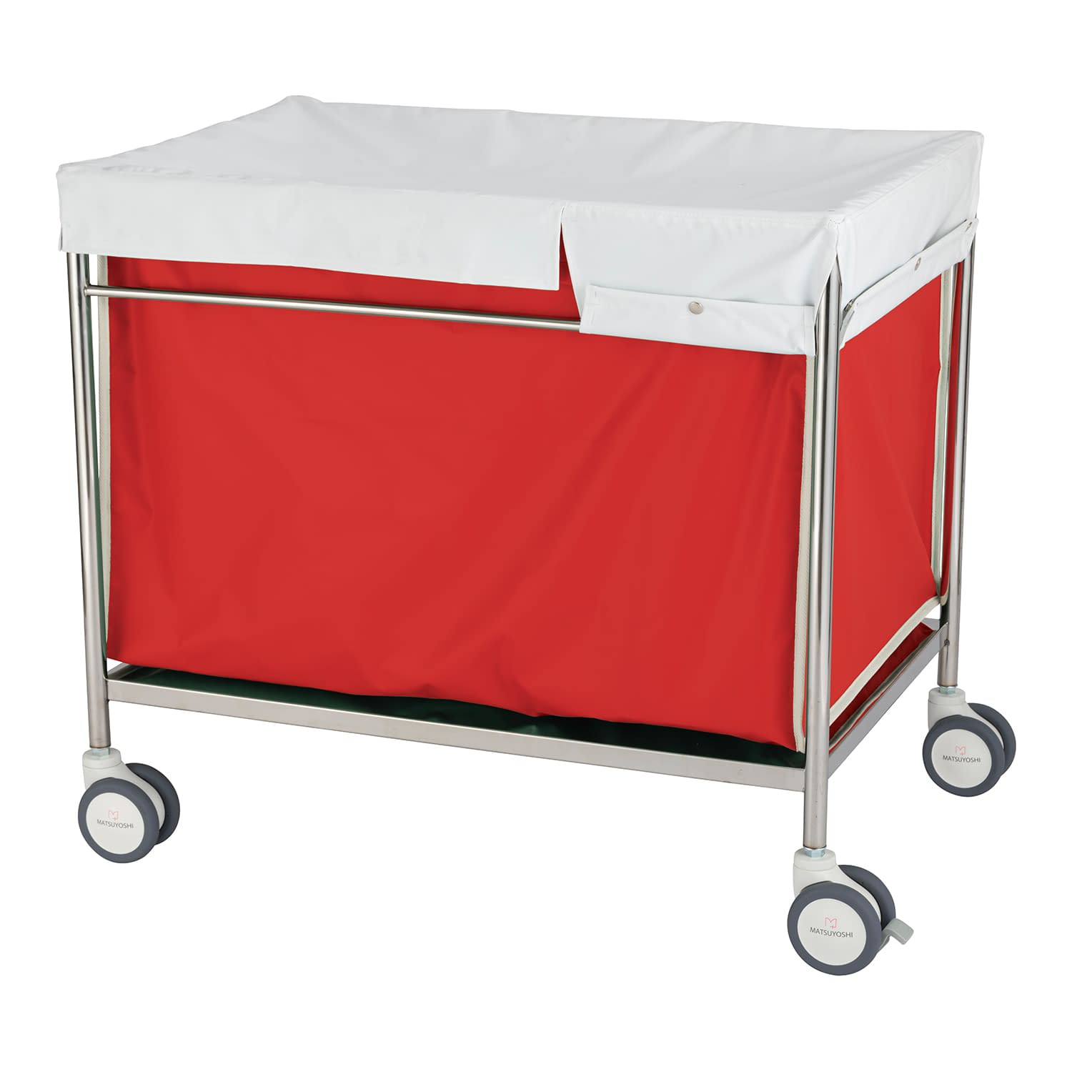 マツヨシランドリーカート用交換袋L L用 25-5578-1001 レッド MATSUYOSHI MY-WC04L-BG