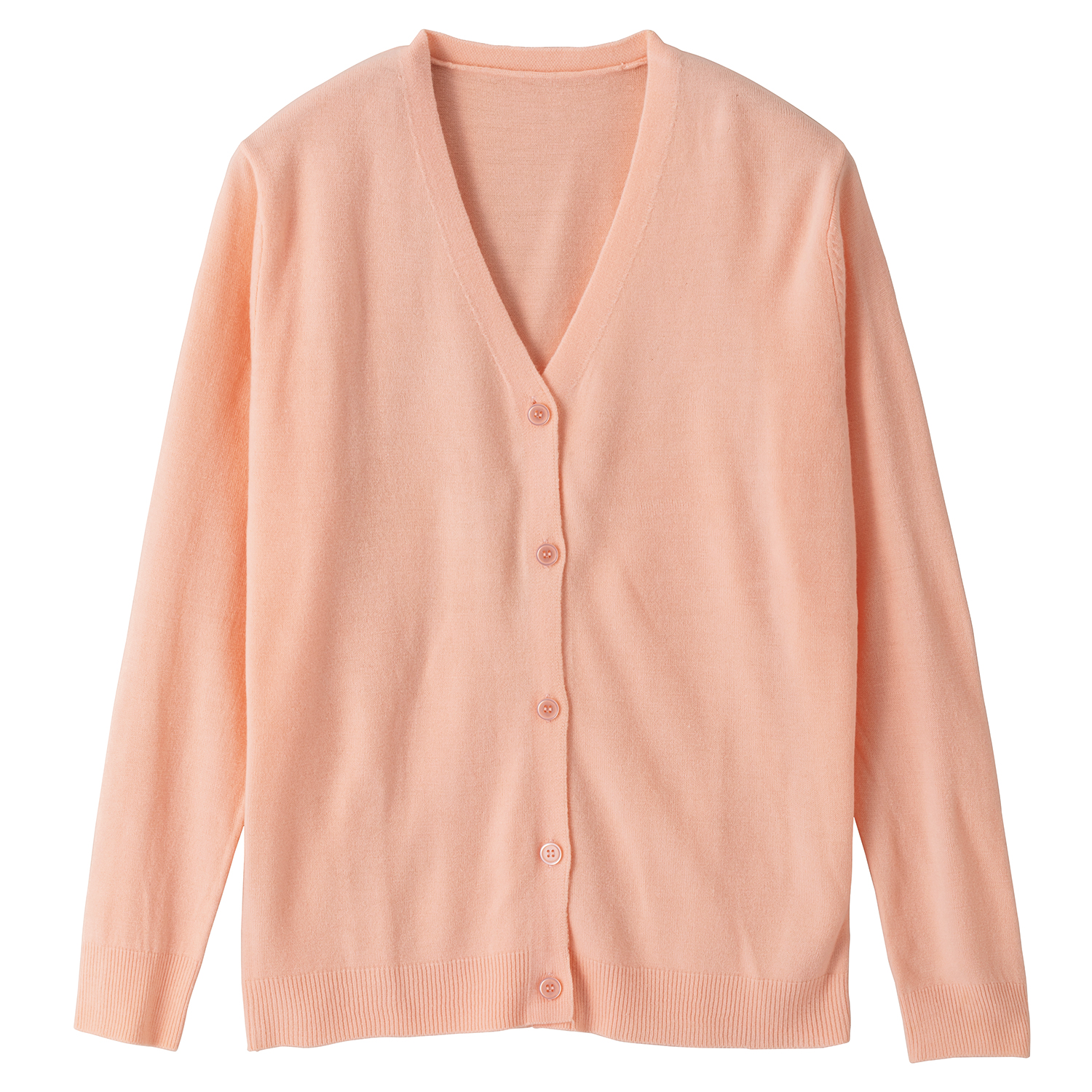 マツヨシ カーディガン レギュラー ナースウェア 25-4018-0203 L マツヨシ MY-NS1200P(ピンク)