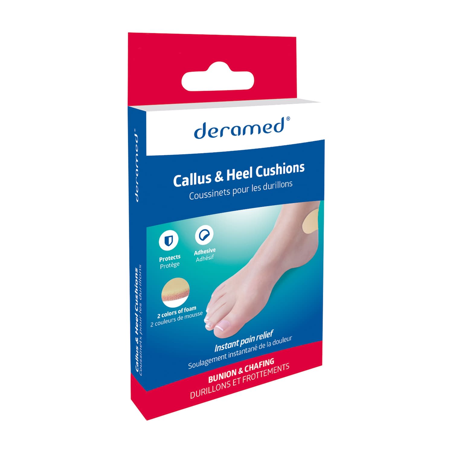 やわらか保護クッション フットケア用品 25-5028-00 フレスコインターナショナル社 F-00024-14C(2マイ)