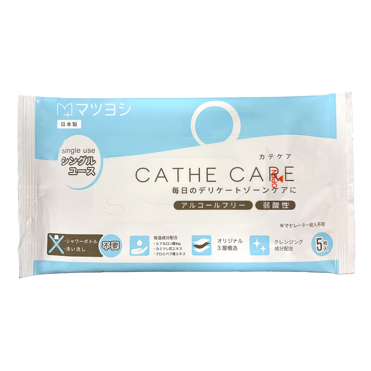 衛生日用品 kage マツヨシ カテケア(保湿シート) 陰部清拭用シート 25-4095-01 マツヨシ