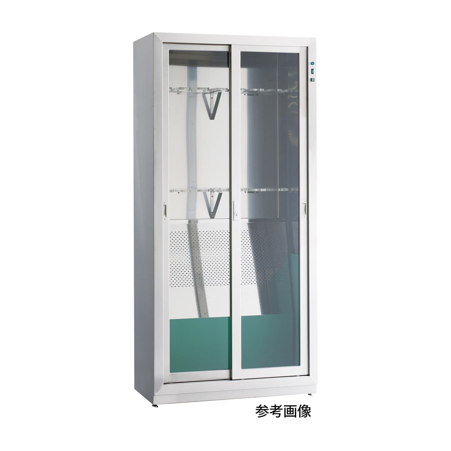 ファイバースコープ保管庫(除湿器付) 8本掛 25-4192-11 マツヨシ(松吉