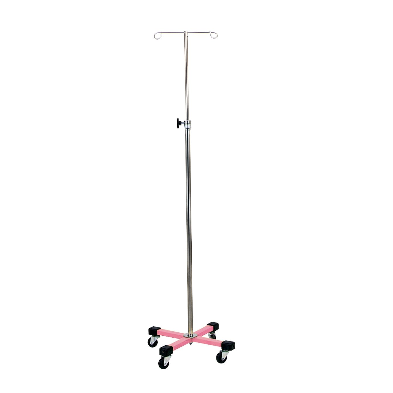 マツヨシ ガートル台(4脚)ピンク 4脚 クッション付 IVスタンド 01-4822-02 MATSUYOSHI MY-165PN-A(クッションツキ)