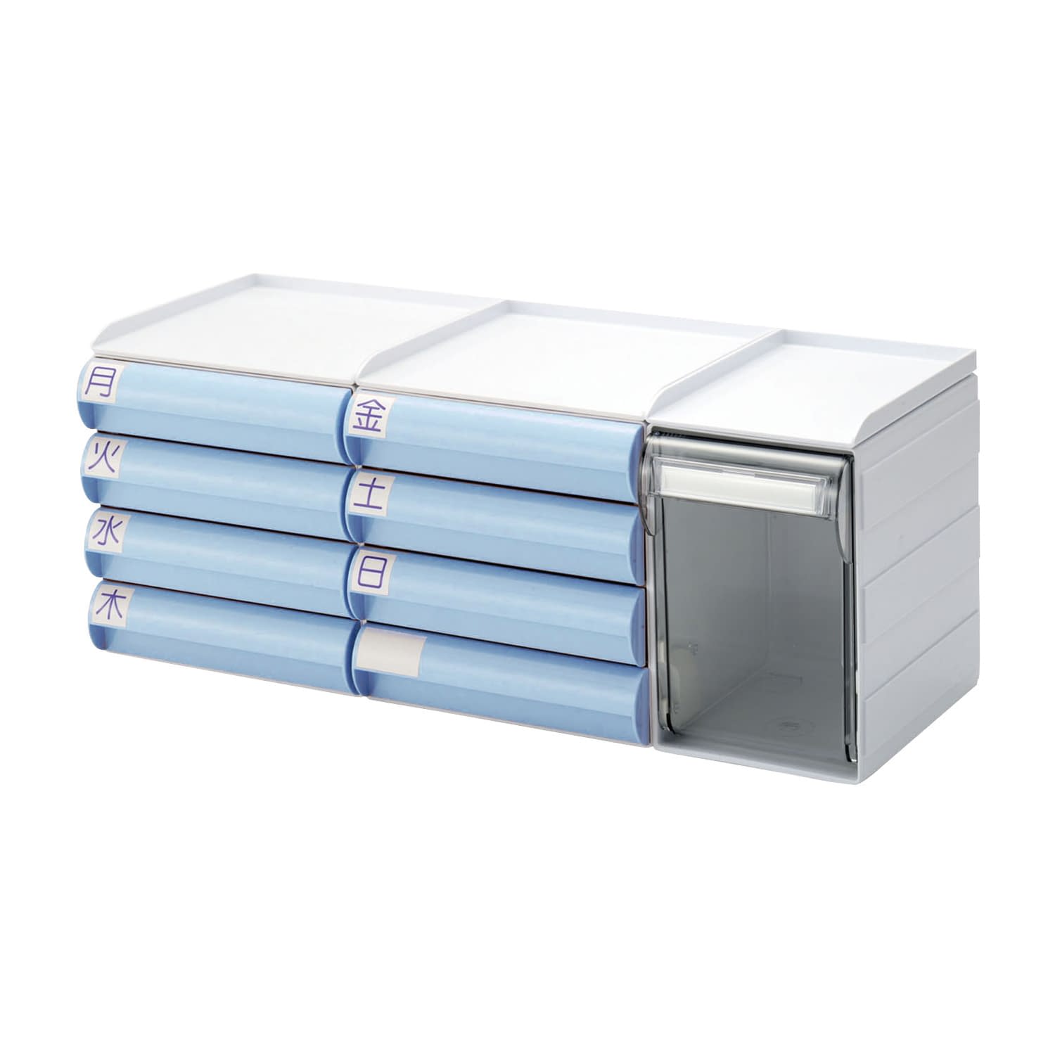 自主管理薬箱(ウィークリーメディ) おくすりケース 08-2446-0004