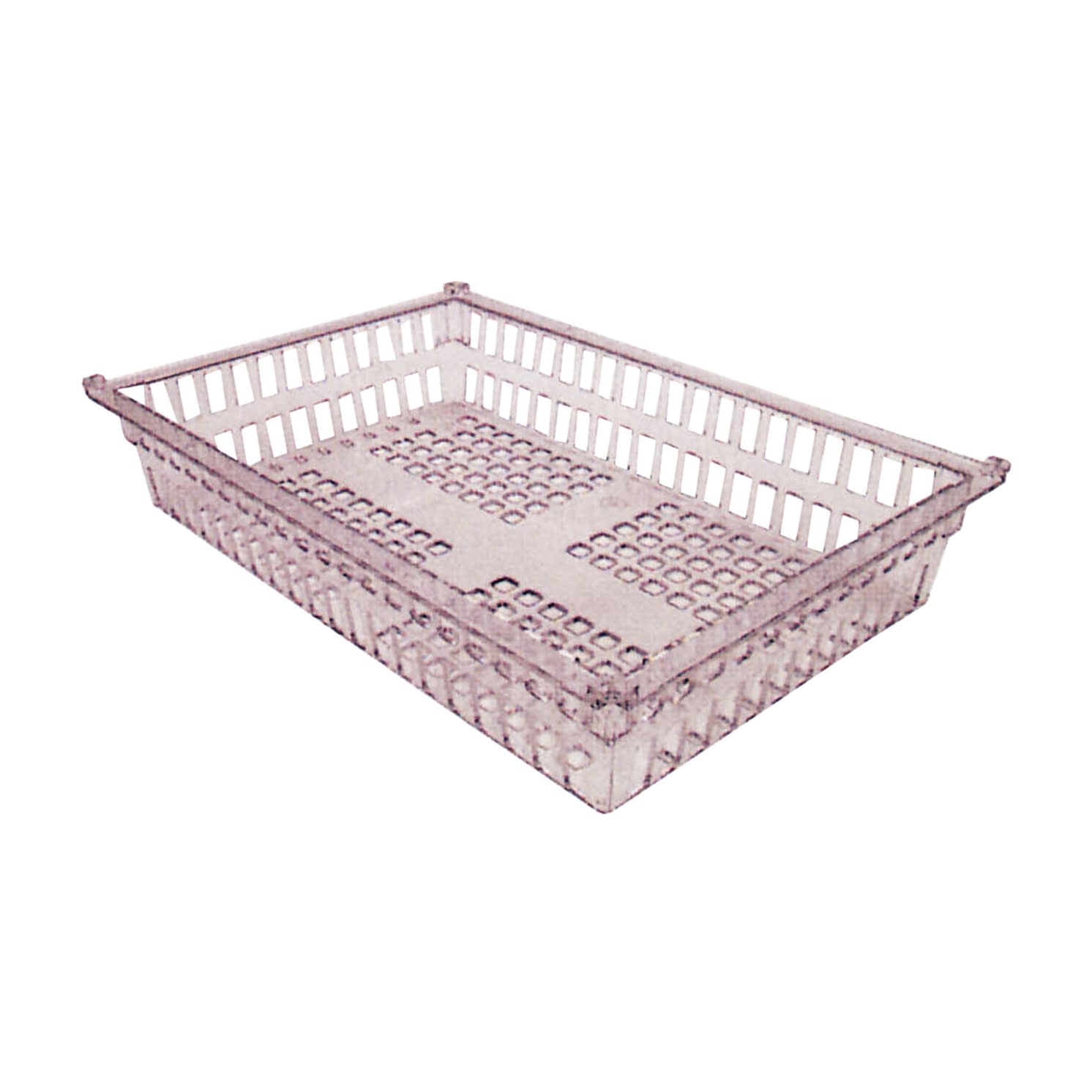 プラスチックバスケット 01-2547-0303 透明 サカセ化学工業 PB64-10