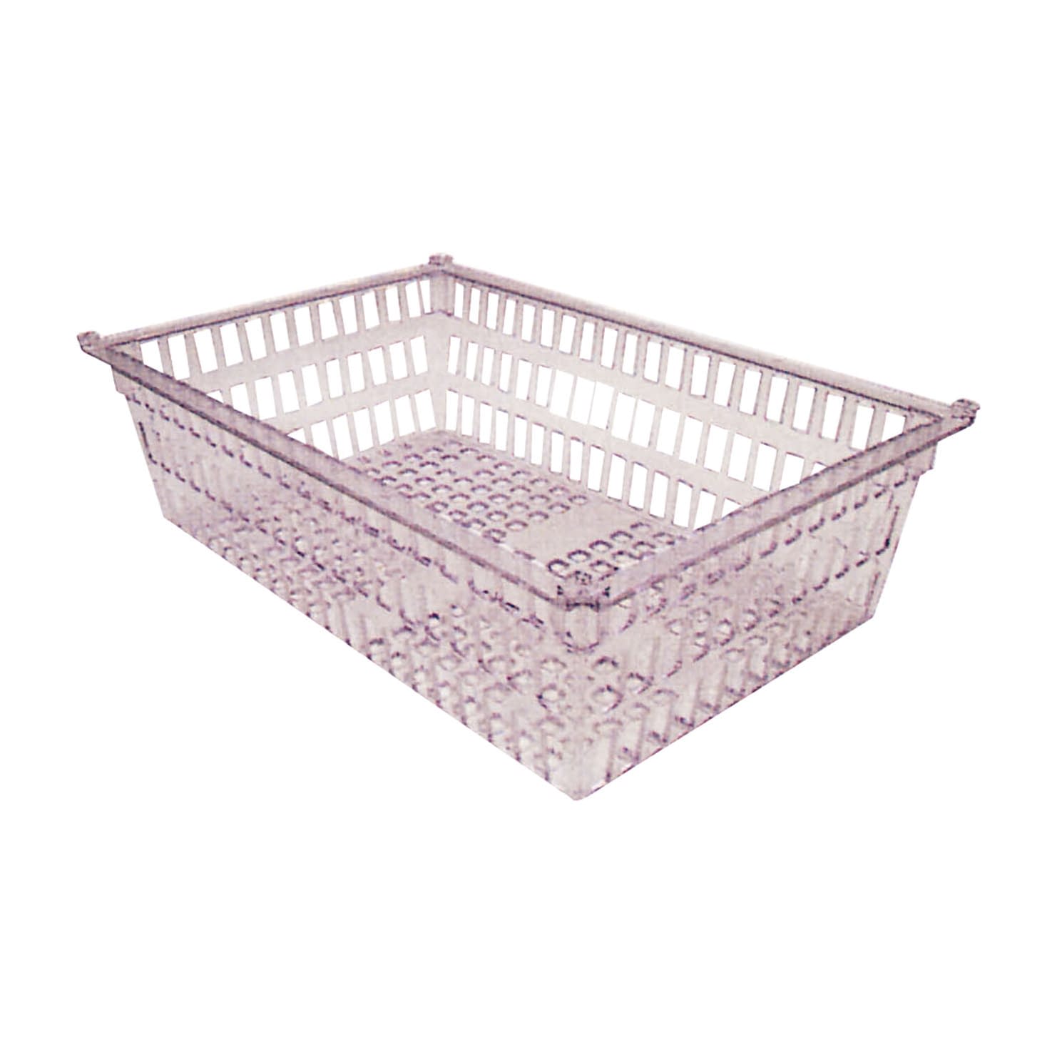 プラスチックバスケット 01-2547-0603 透明 サカセ化学工業 PB64-17