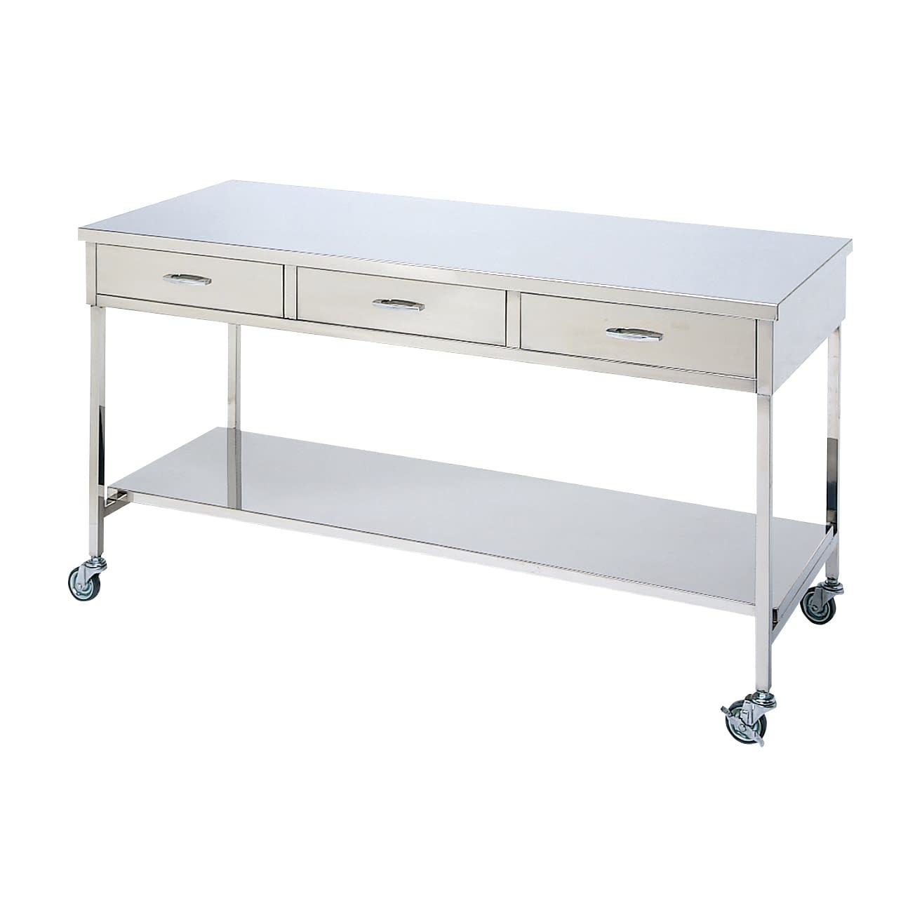 マツヨシステンレス作業台(引出付) 作業台(中材) 03-2617-05 MATSUYOSHI MY-3009F (3コ)