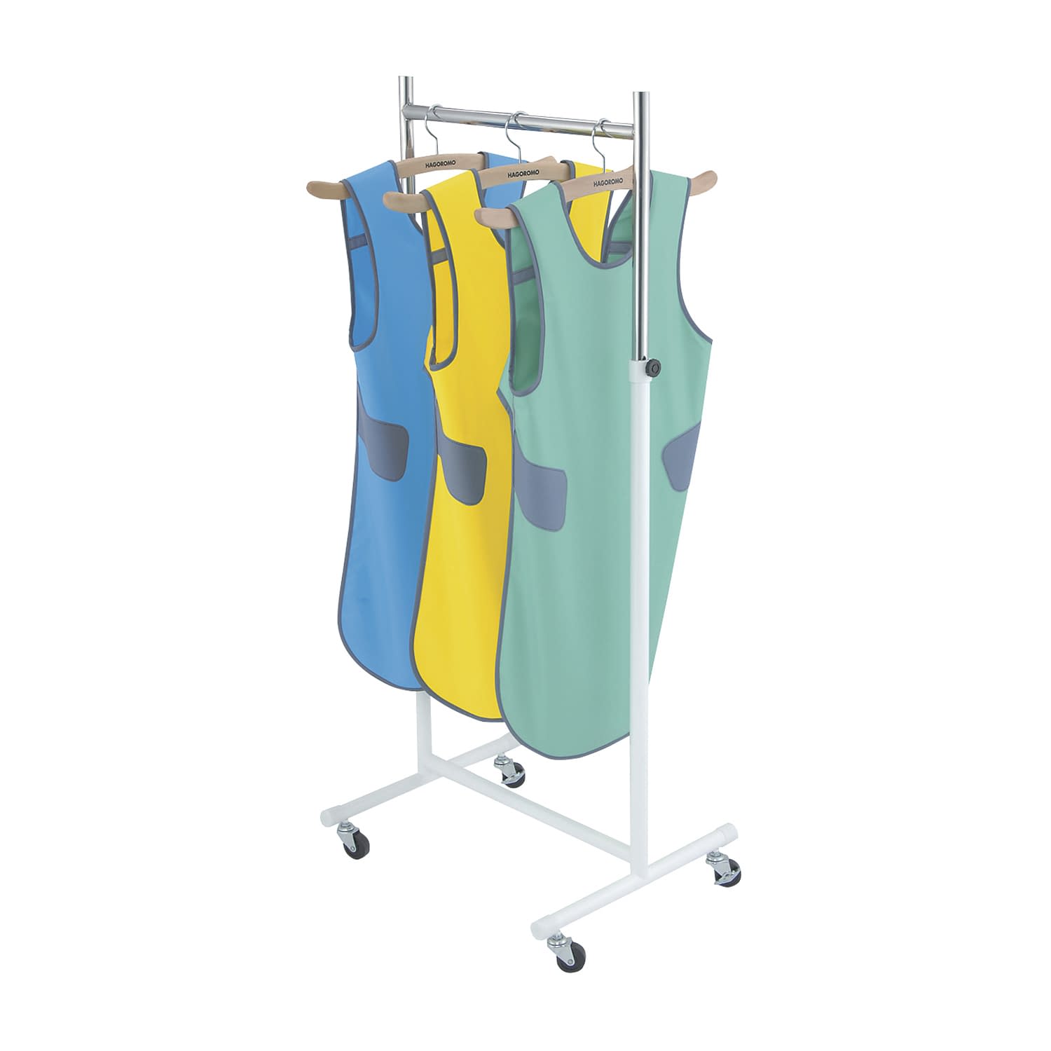 X線防護衣用ハンガースタンド 10着程度掛 19-3535-00 マエダ HS-211