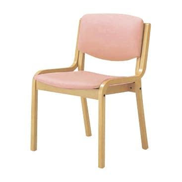 マツヨシ チェア(肘なし) 肘なし 福祉用イス 19-4935-0106 ピンク MATSUYOSHI MY-N3170