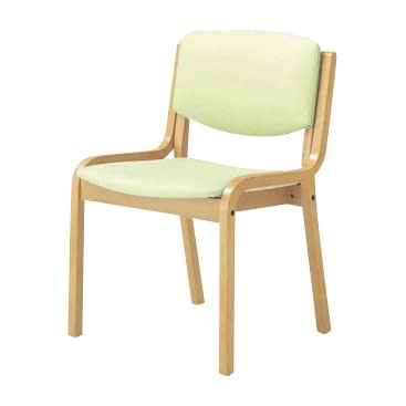 マツヨシ チェア(肘なし) 肘なし 福祉用イス 19-4935-0108 ミントグリーン MATSUYOSHI MY-N3170