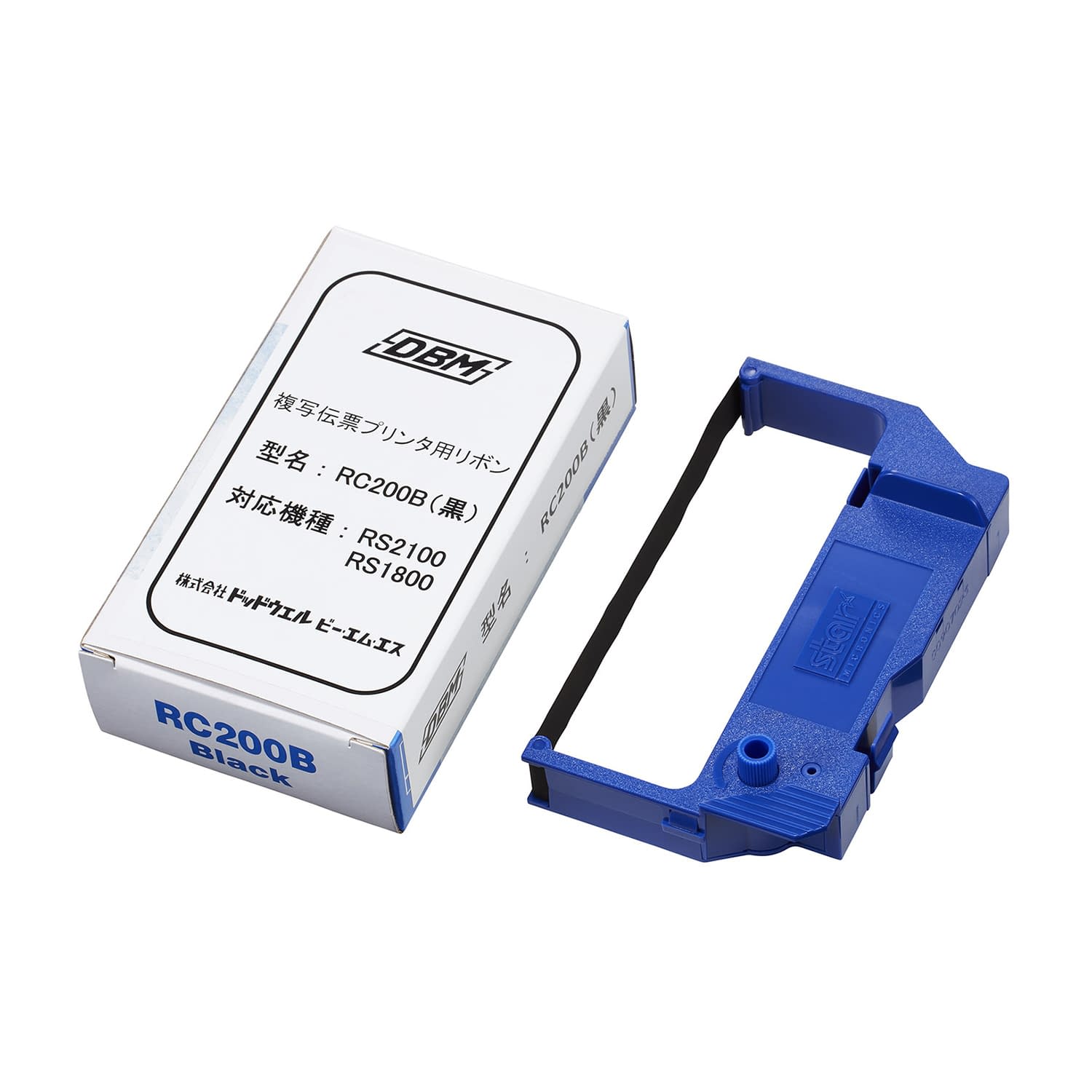 複写伝票プリンタ用インクリボン 19-5320-01 ドッドウエルビー・エム・エス RS-1800･2100ヨウ
