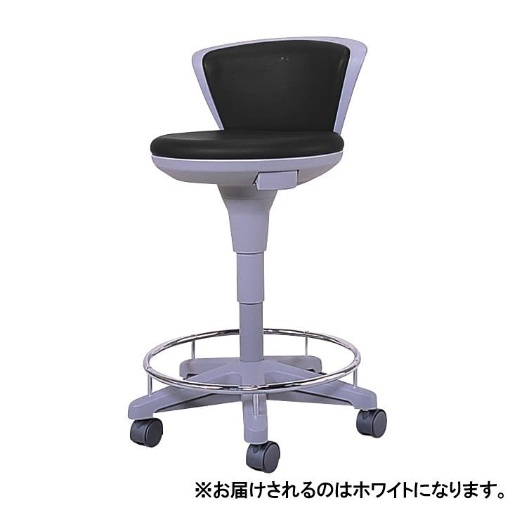 ナースチェア 椅子 21-6010-0006 プラムブルー マツヨシ(松吉医科器械
