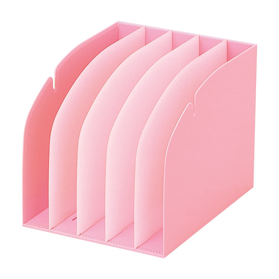 カルテフォルダースタンド カルテラック 21-6380-01 LIHITLAB． HK860-5(ピンク)2コイリ