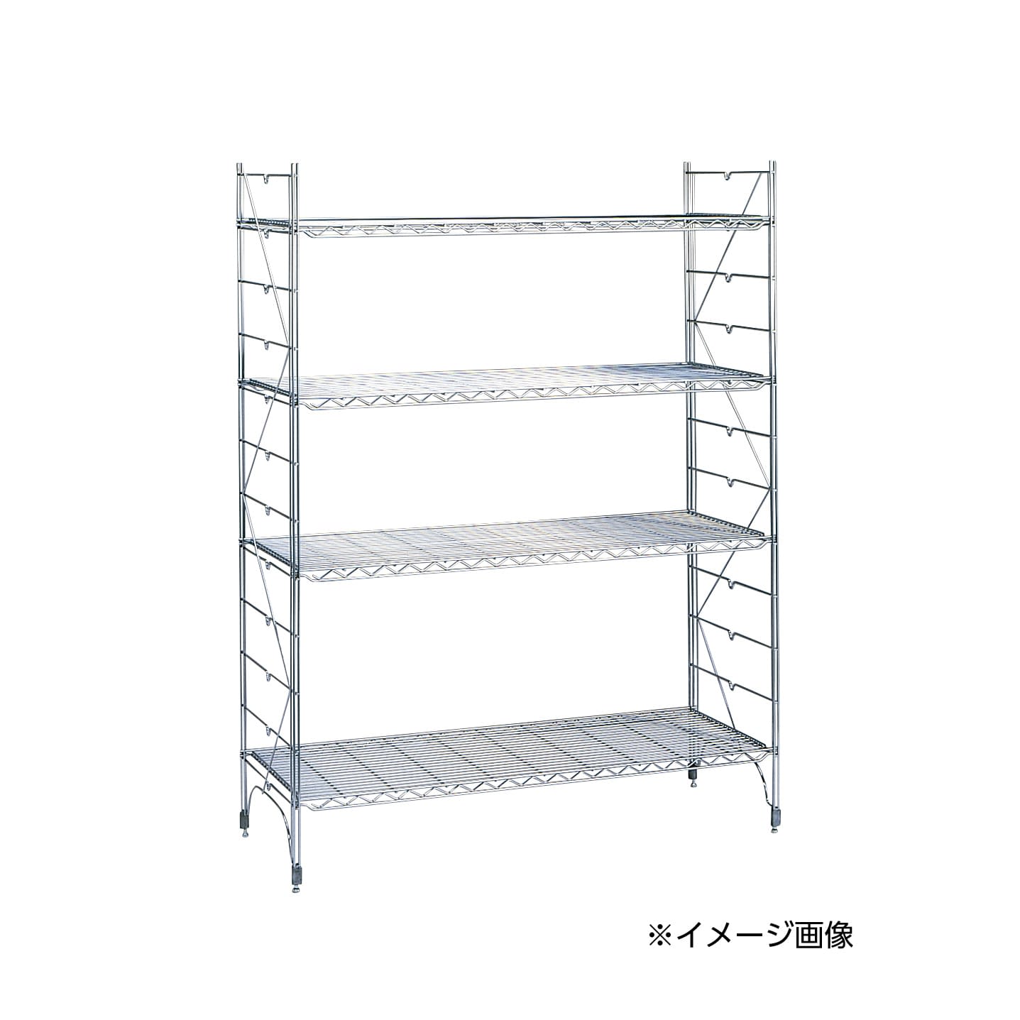 スタンダードエレクターシェルフ4段 19-8325-02 エレクター S610・S1830(D310)