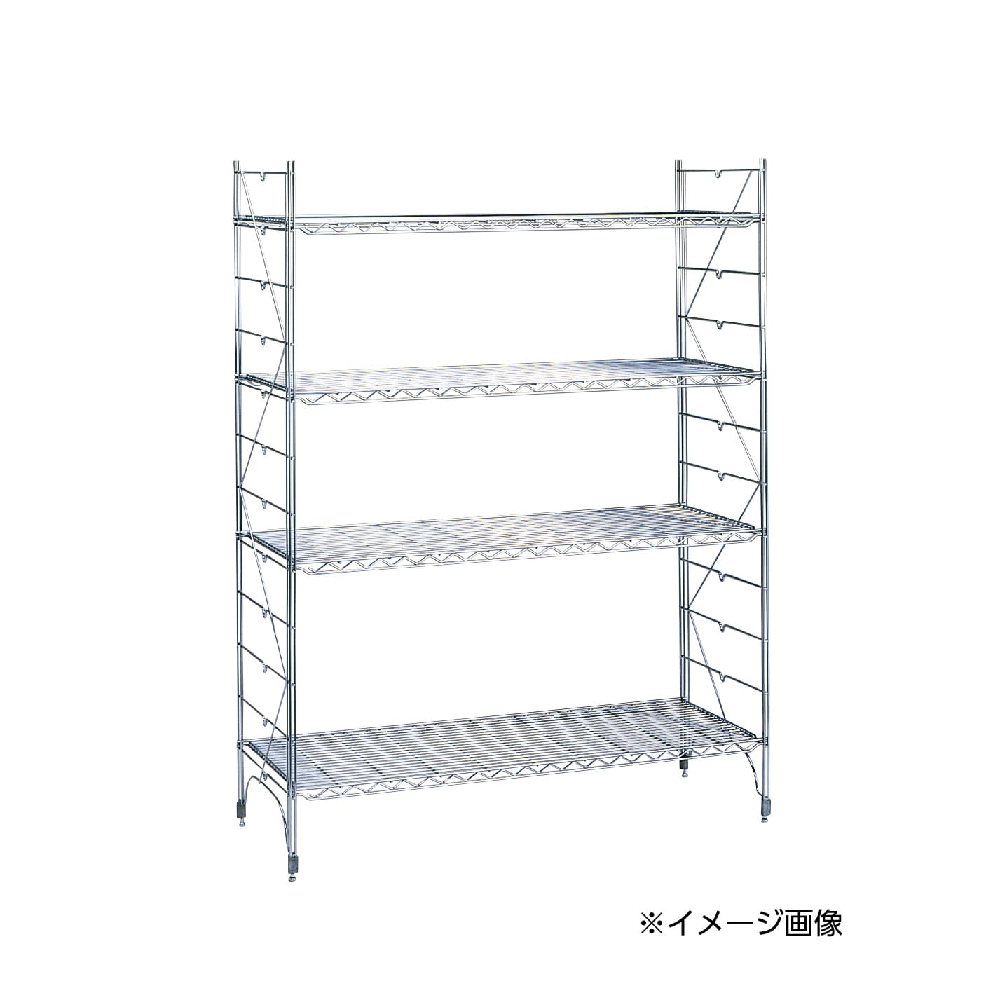 スタンダードエレクターシェルフ4段 19-8325-07 エレクター S1520・S1580(D310)