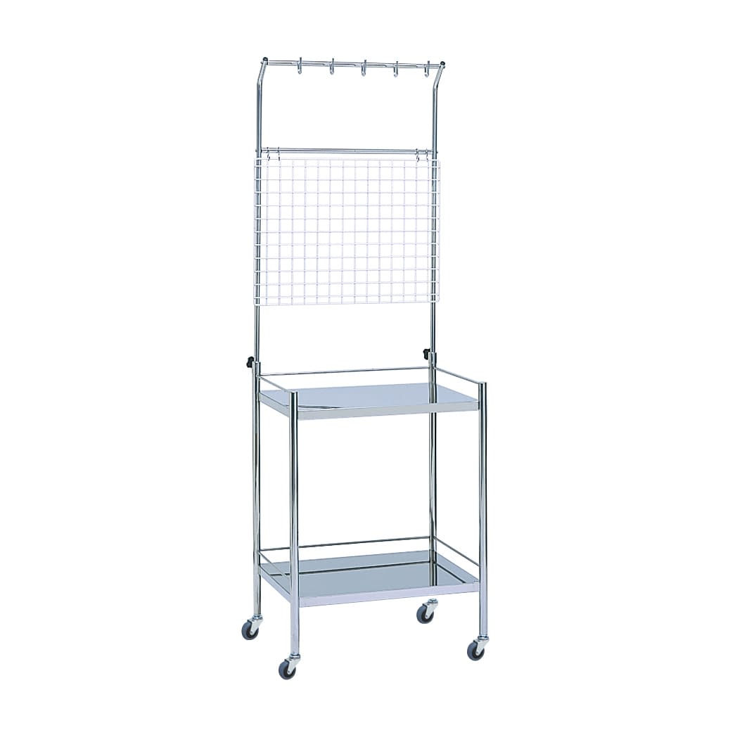 マツヨシ点滴処置台二段 作業台(混注用) 20-3530-00 MATSUYOSHI MY-1067