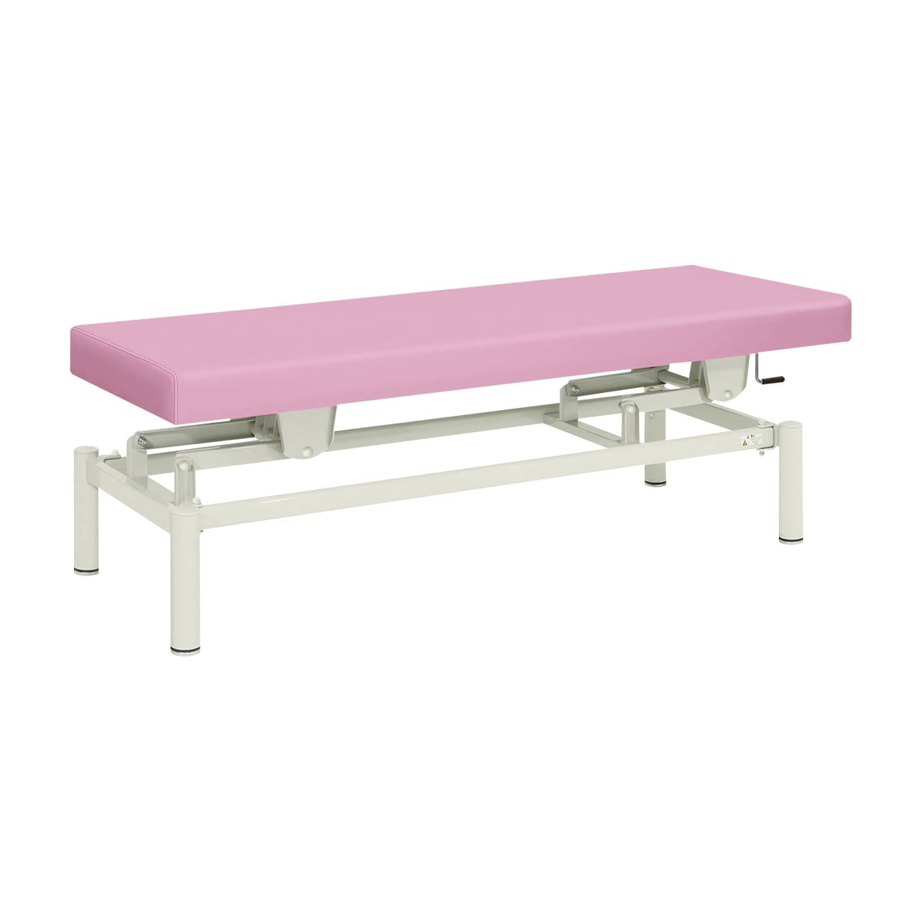 手動式ハイロー診察台 20-3742-0007 ビニルレザーピンク 高田ベッド製作所 TB-913(W70XL180CM)