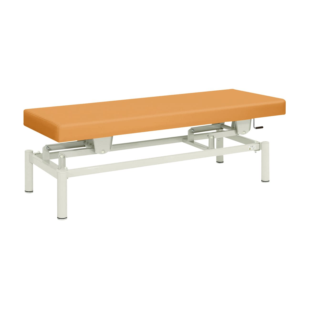手動式ハイロー診察台 20-3742-0010 ビニルレザーオレンジ 高田ベッド製作所 TB-913(W70XL180CM)