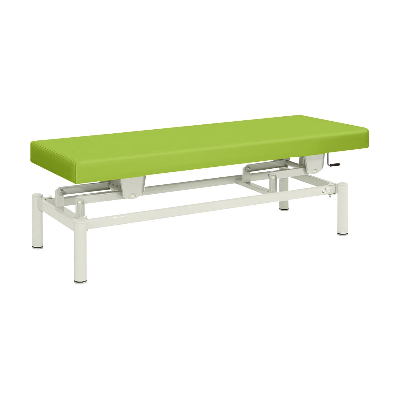 手動式ハイロー診察台 20-3742-0011 ビニルレザー抹茶 高田ベッド製作所 TB-913(W70XL180CM)