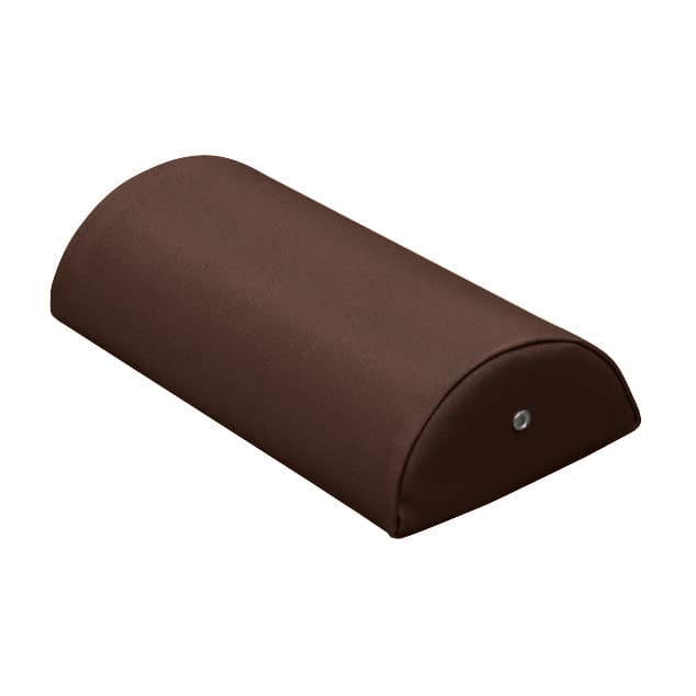 カラー診察用半円額マクラ 20-3785-0004 ビニルレザー茶 高田ベッド製作所 TB-77C-08