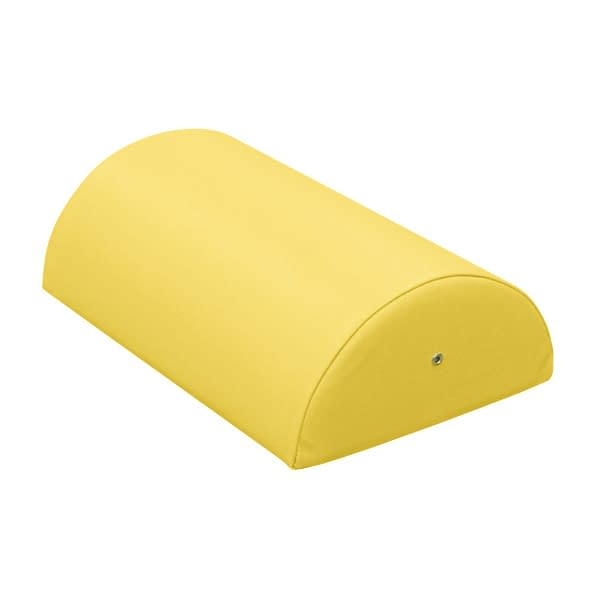 カラー診察用半円マクラ(大) 20-3787-0008 ビニルレザーイエロー 高田ベッド製作所 TB-77C-07