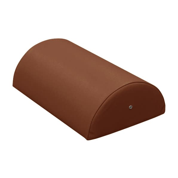 カラー診察用半円マクラ(大) 20-3787-0017 ビニルレザーライトブラウン 高田ベッド製作所 TB-77C-07