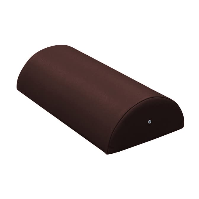 カラー診察用半円マクラ(特大) 20-3789-0004 ビニルレザー茶 高田ベッド製作所 TB-77C-04