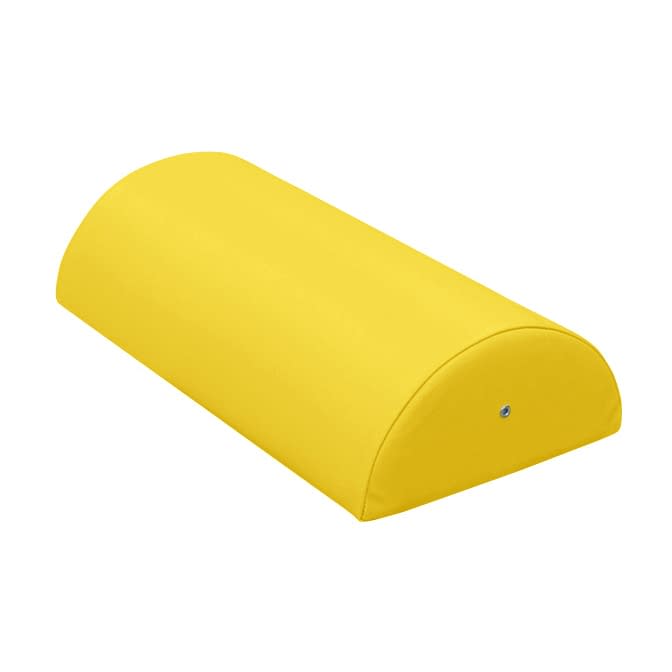 カラー診察用半円マクラ(特大) 20-3789-0008 ビニルレザーイエロー 高田ベッド製作所 TB-77C-04
