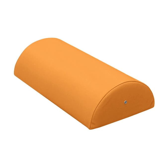 カラー診察用半円マクラ(特大) 20-3789-0010 ビニルレザーオレンジ 高田ベッド製作所 TB-77C-04
