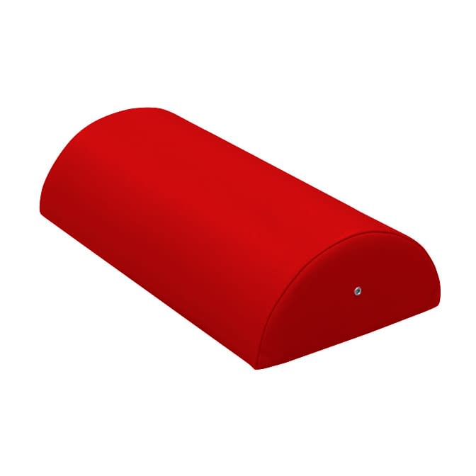 カラー診察用半円マクラ(特大) 20-3789-0014 ビニルレザーレッド 高田ベッド製作所 TB-77C-04